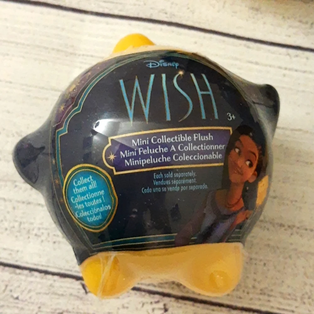 Disney Wish Mini Blind Capsule Plush Collectible Lot of 4 NIP FACTORY SEALED